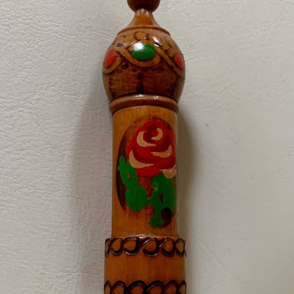 Vintage Wooden hand crafted perfume holder - Picture 6 of 10